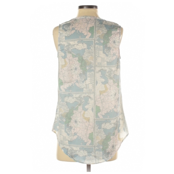 Silky map blouse - Picture 2 of 9